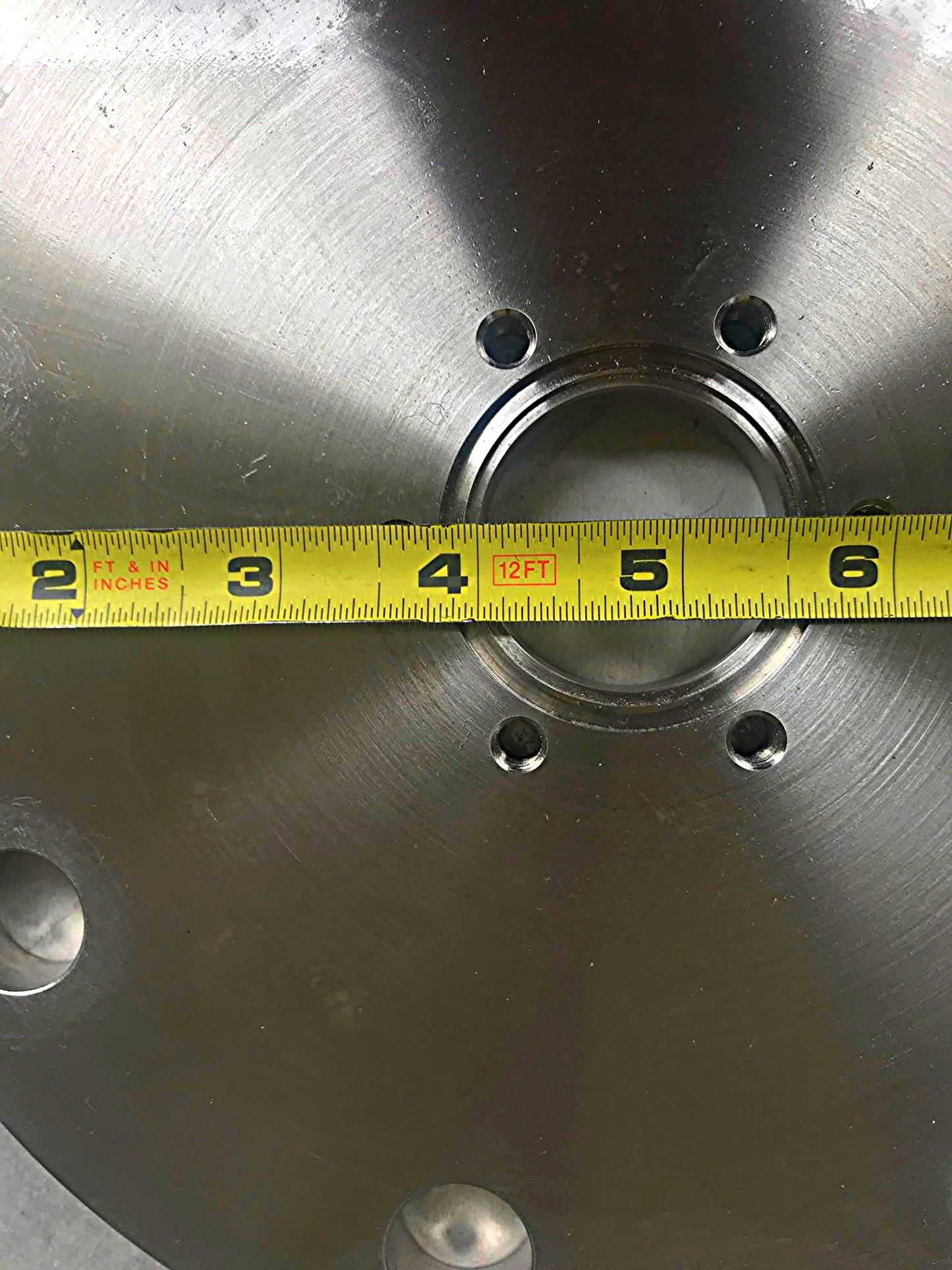 VARIAN MDC HAYWARD HPS DI HIGH VACUUM 6SIX WAY CONNECTOR with 9" PIPE END COVER