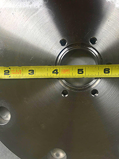 VARIAN MDC HAYWARD HPS DI HIGH VACUUM 6SIX WAY CONNECTOR with 9" PIPE END COVER