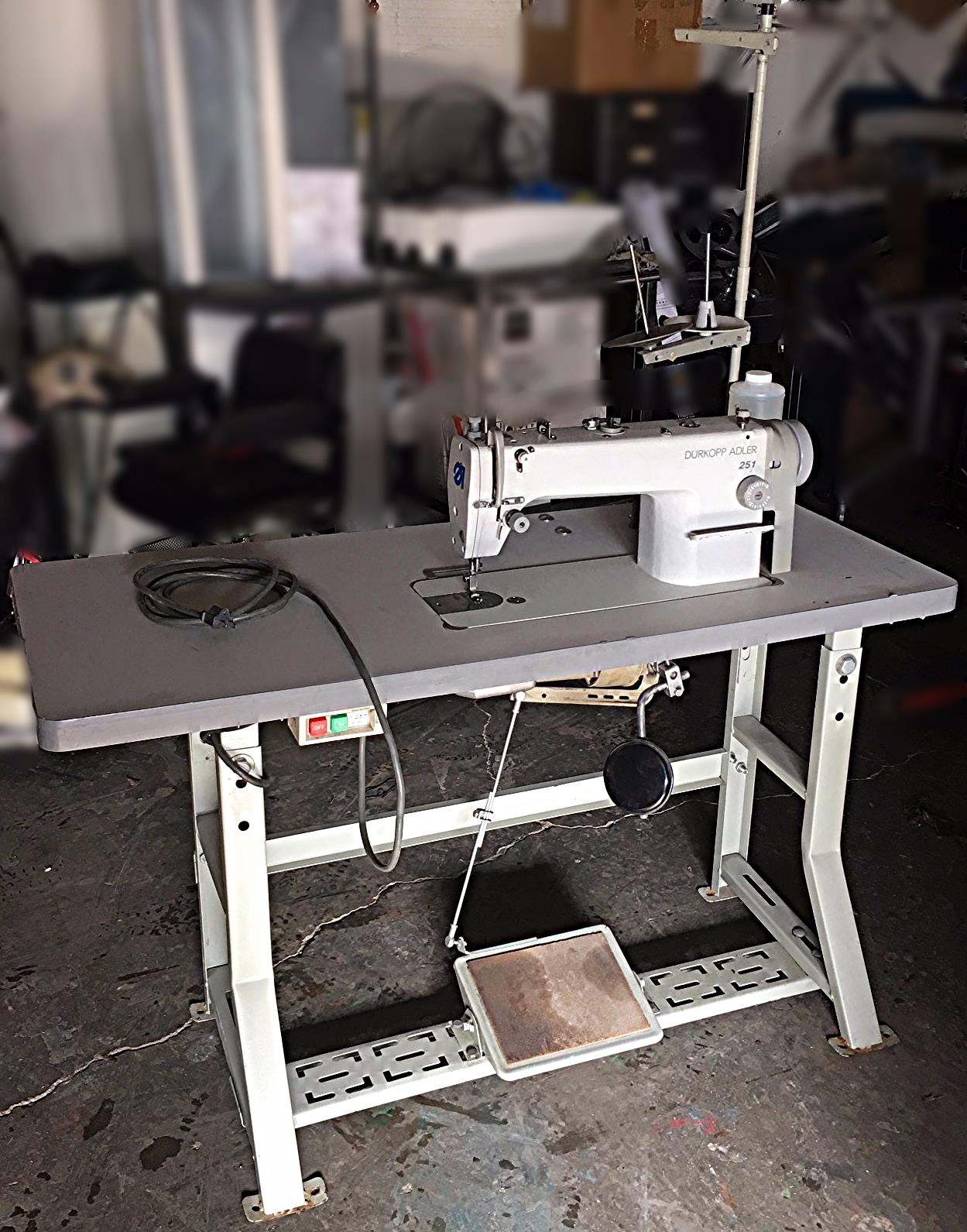 DURKOPP ADLER 251 PROFESSIONAL SEWING MACHINE LOCKSTITCH WATCH VIDEO FREESHIP