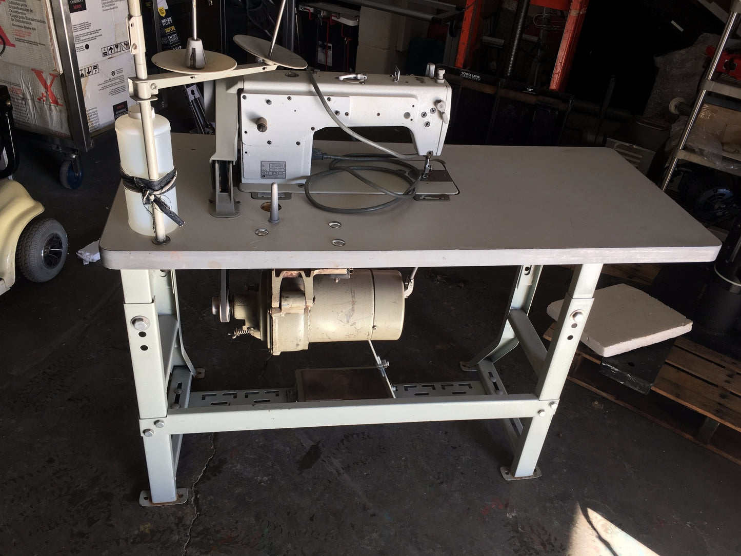 DURKOPP ADLER 251 PROFESSIONAL SEWING MACHINE LOCKSTITCH WATCH VIDEO FREESHIP