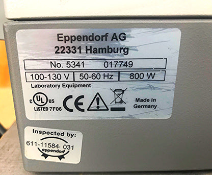 EPPENDORF 5341 MASTERCYCLER EPGRADIENT THERMAL CYCLER 100% PERFECT FREE SHIP