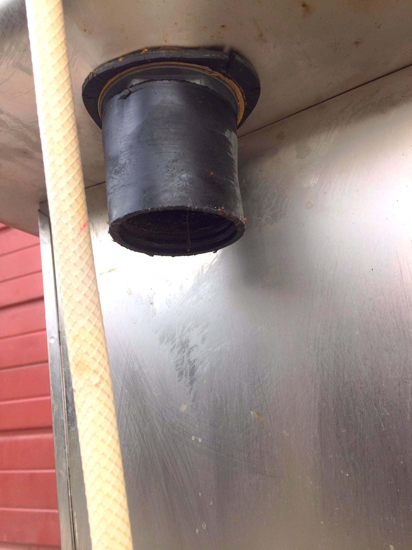 COLUMBIA 501 HANDS FREE HOT COLD FOOT OPERATED KITCHEN RESTAURANT SINK FREE SHIP