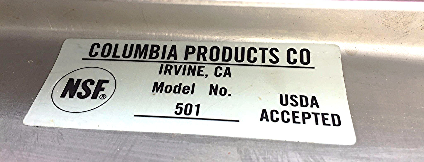 COLUMBIA 501 HANDS FREE HOT COLD FOOT OPERATED KITCHEN RESTAURANT SINK FREE SHIP