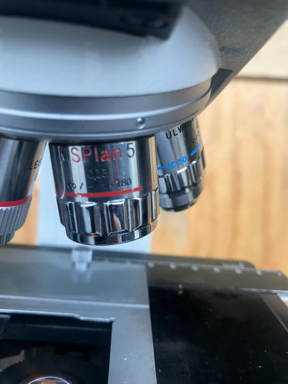 LEICA LEITZ LABORLUX S PHASE CONTRAST MICROSCOPE STAGE 4 OBJECTIVES WATCH VIDEO