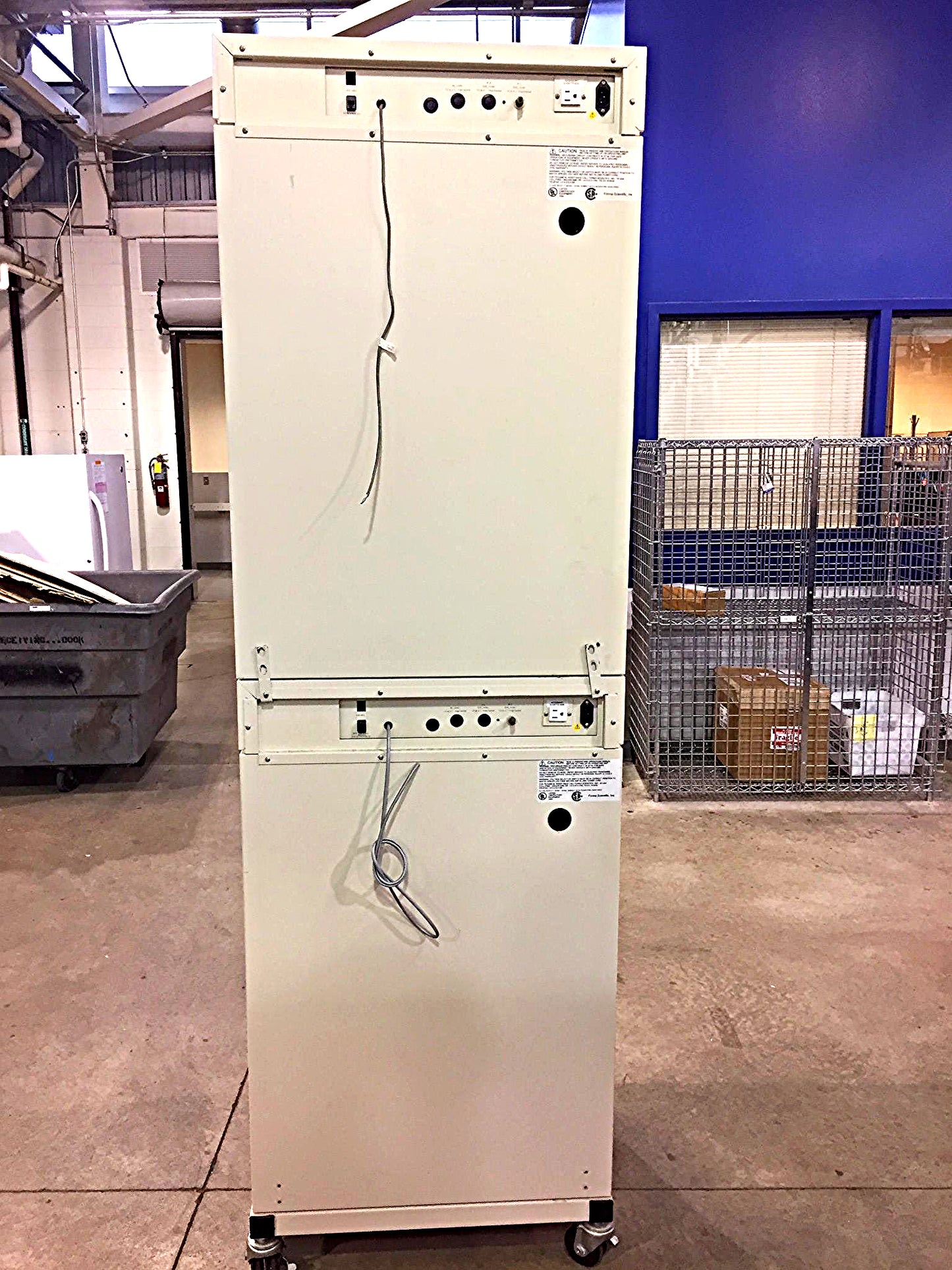 FORMA SCIENTIFIC 3110 CO2 DOUBLE INCUBATOR with WHEEL CART WATCH VIDEO FREE SHIP