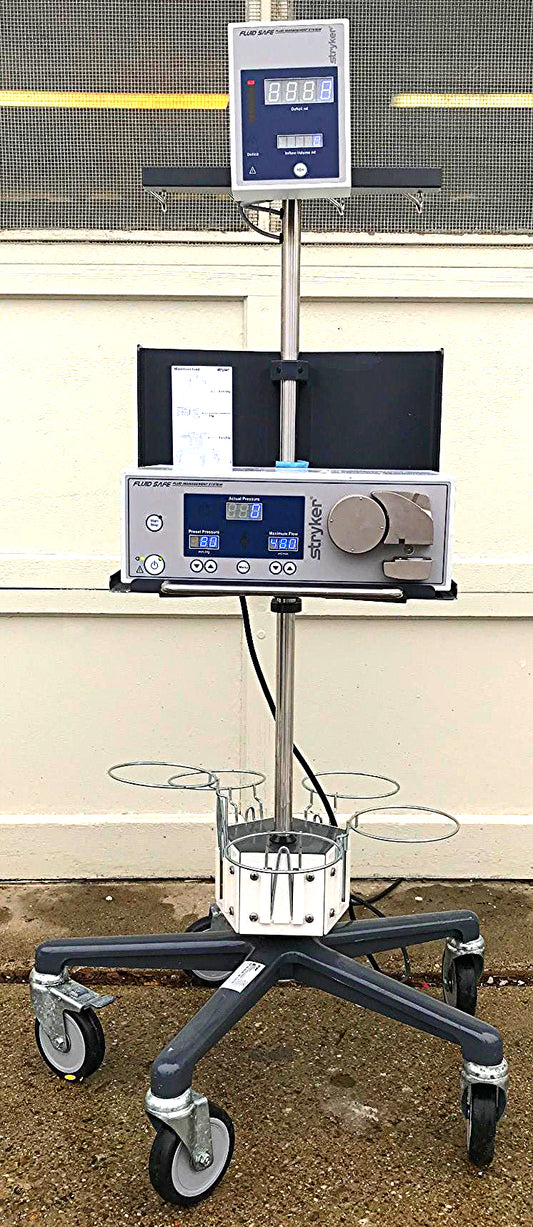 STRYKER 502-000-001/H111 FLUID SAFE MANAGEMENT PUMP SYSTEM 502000-002 WatchVIDEO