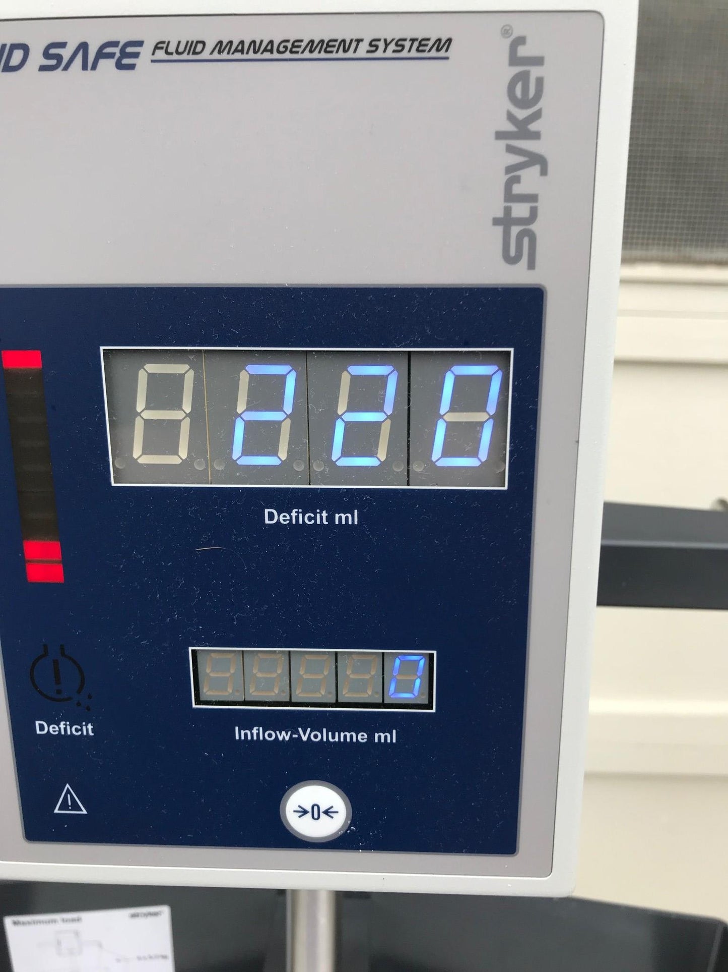 STRYKER 502-000-001/H111 FLUID SAFE MANAGEMENT PUMP SYSTEM 502000-002 WatchVIDEO