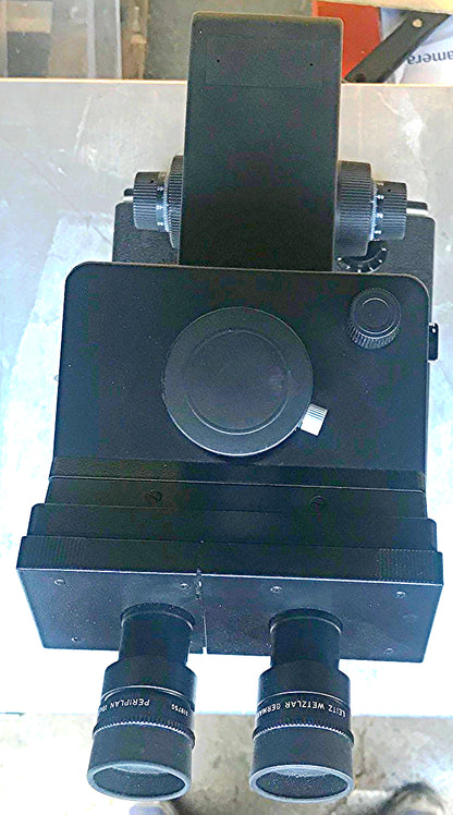 LEICA LEITZ LABORLUX S PHASE CONTRAST MICROSCOPE STAGE 4 OBJECTIVES WATCH VIDEO