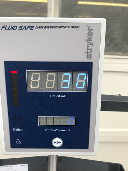 STRYKER 502-000-001/H111 FLUID SAFE MANAGEMENT PUMP SYSTEM 502000-002 WatchVIDEO