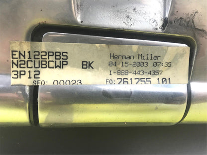 6 HERMAN MILLER EQUA FAUX LEATHER SWIVEL OFFICE ARMCHAIR CONTEMPORARY MODERN