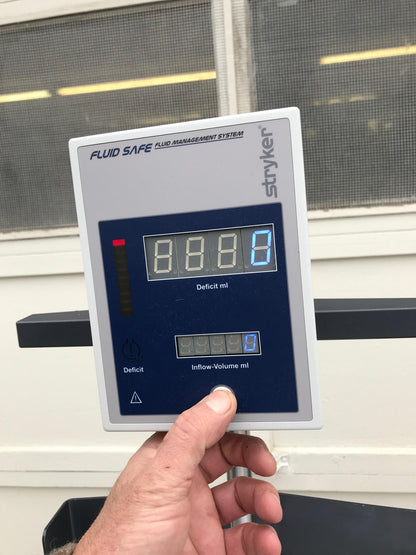 STRYKER 502-000-001/H111 FLUID SAFE MANAGEMENT PUMP SYSTEM 502000-002 WatchVIDEO