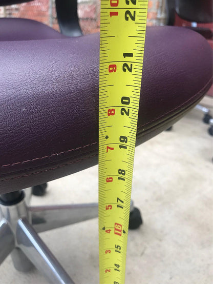 6 HERMAN MILLER EQUA FAUX LEATHER SWIVEL OFFICE ARMCHAIR CONTEMPORARY MODERN