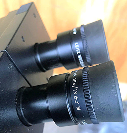 LEICA LEITZ LABORLUX S PHASE CONTRAST MICROSCOPE STAGE 4 OBJECTIVES WATCH VIDEO