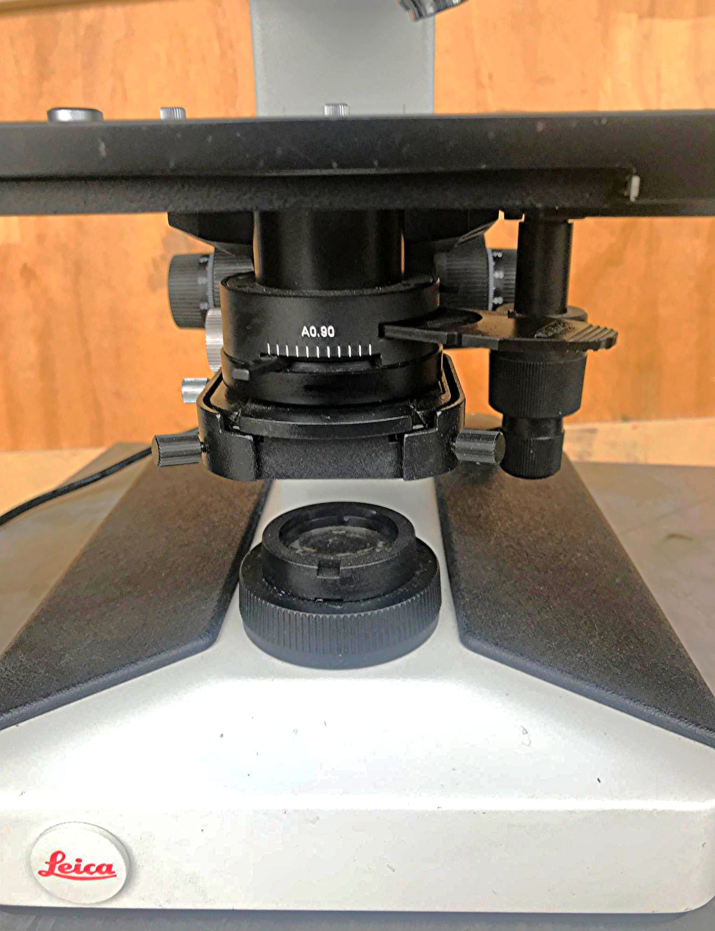 LEICA LEITZ LABORLUX S PHASE CONTRAST MICROSCOPE STAGE 4 OBJECTIVES WATCH VIDEO