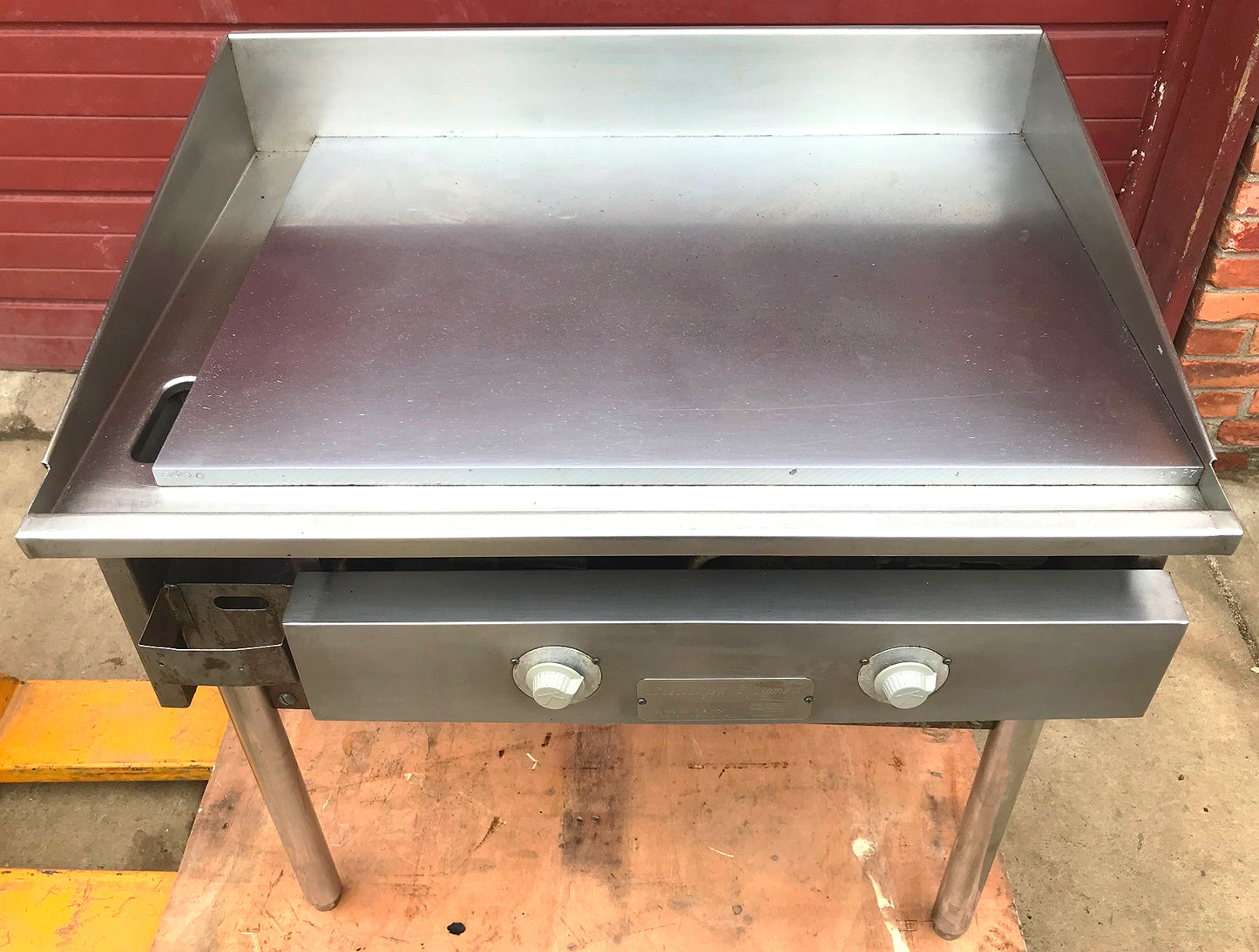 KEATING MIRACLEAN 36FLD NATURAL GAS GRILL GRIDDLE 36 x 24 & STAND FREE SHIPPING