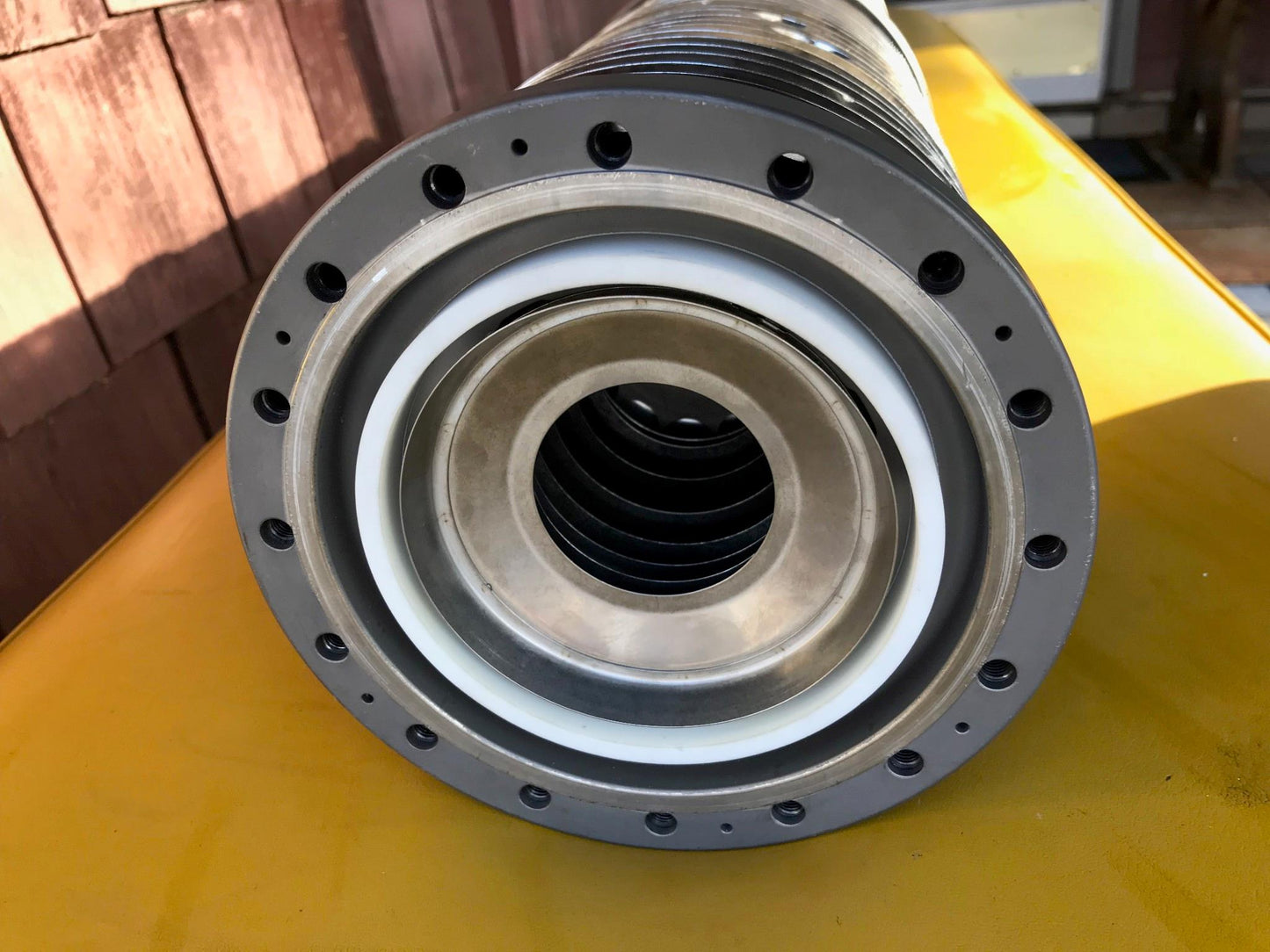 HOFSTRA PARTICLE ACCELERATOR TUBE TITANIUM NATIONAL ELECTROSTATIC TESLA ION COIL