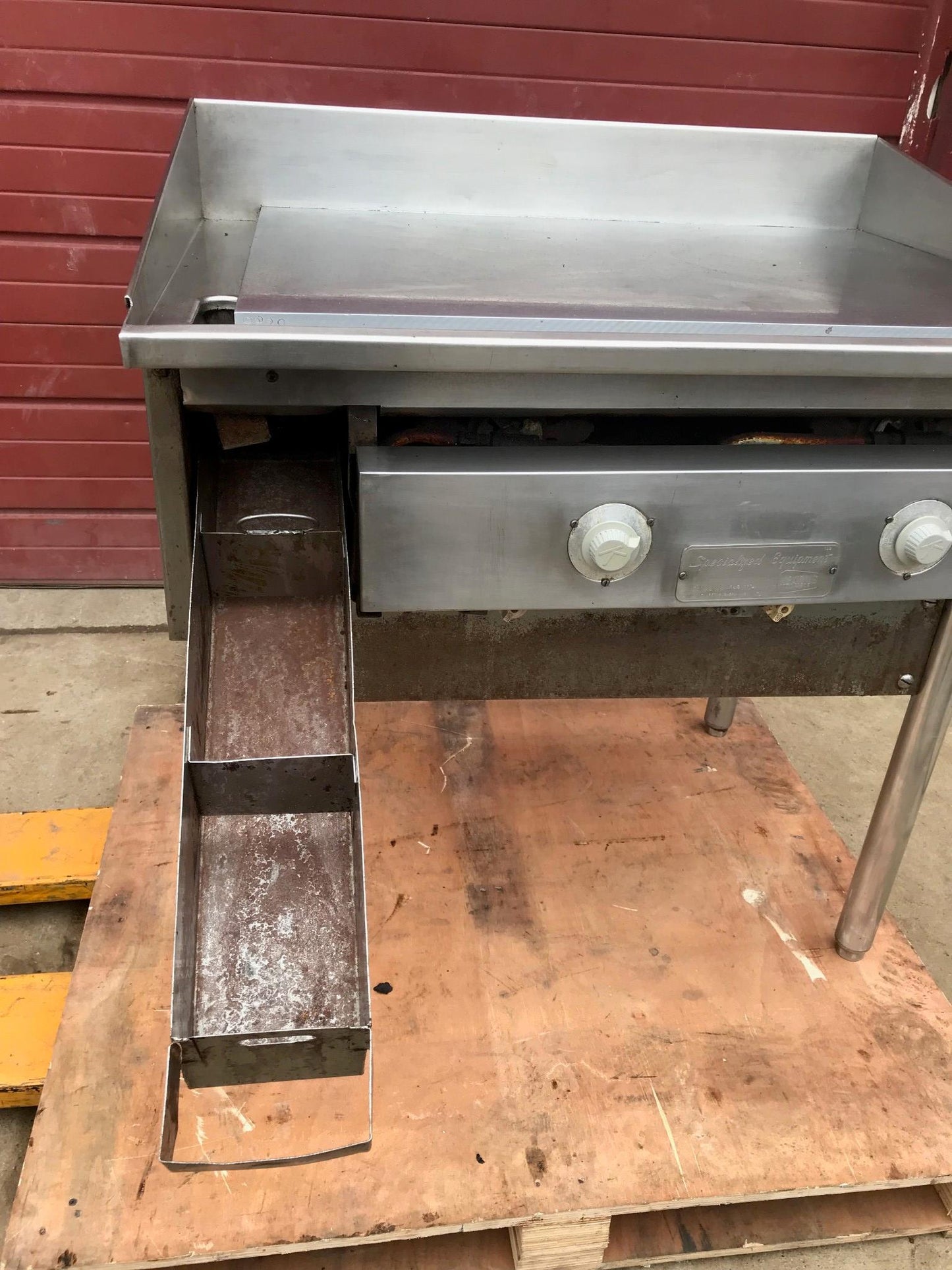 KEATING MIRACLEAN 36FLD NATURAL GAS GRILL GRIDDLE 36 x 24 & STAND FREE SHIPPING