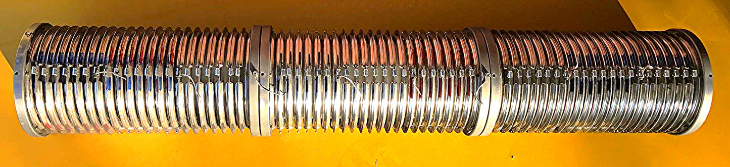 HOFSTRA PARTICLE ACCELERATOR TUBE TITANIUM NATIONAL ELECTROSTATIC TESLA ION COIL