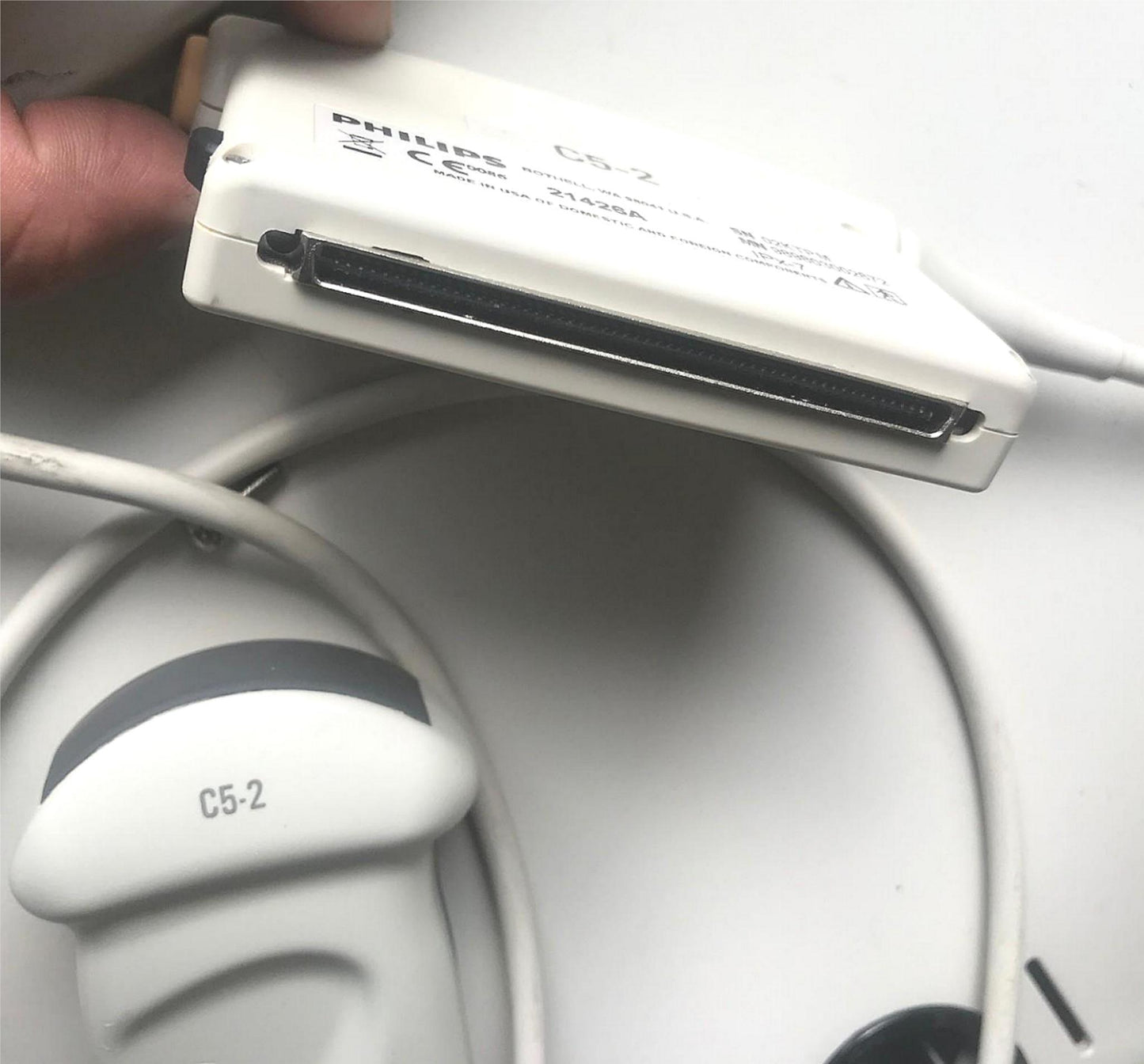 PHILIPS ENVISOR ULTRASOUND C5-2 PROBE & MANUAL FREE SHIP