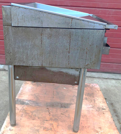 KEATING MIRACLEAN 36FLD NATURAL GAS GRILL GRIDDLE 36 x 24 & STAND FREE SHIPPING