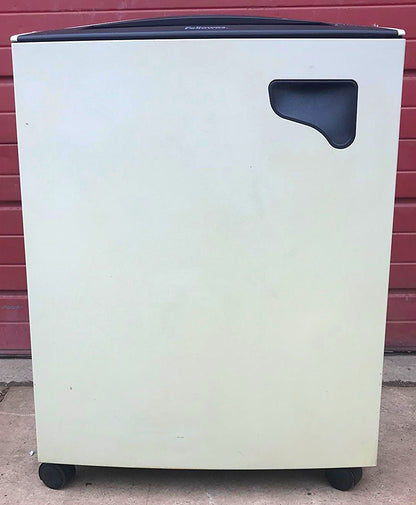 FELLOWES C-380C HIGH SPEED 2HP CROSSCUT INDUSTRIAL PAPER SHREDDER WATCH VIDEO