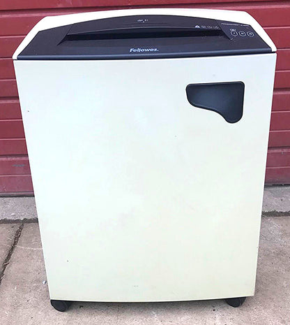FELLOWES C-380C HIGH SPEED 2HP CROSSCUT INDUSTRIAL PAPER SHREDDER WATCH VIDEO