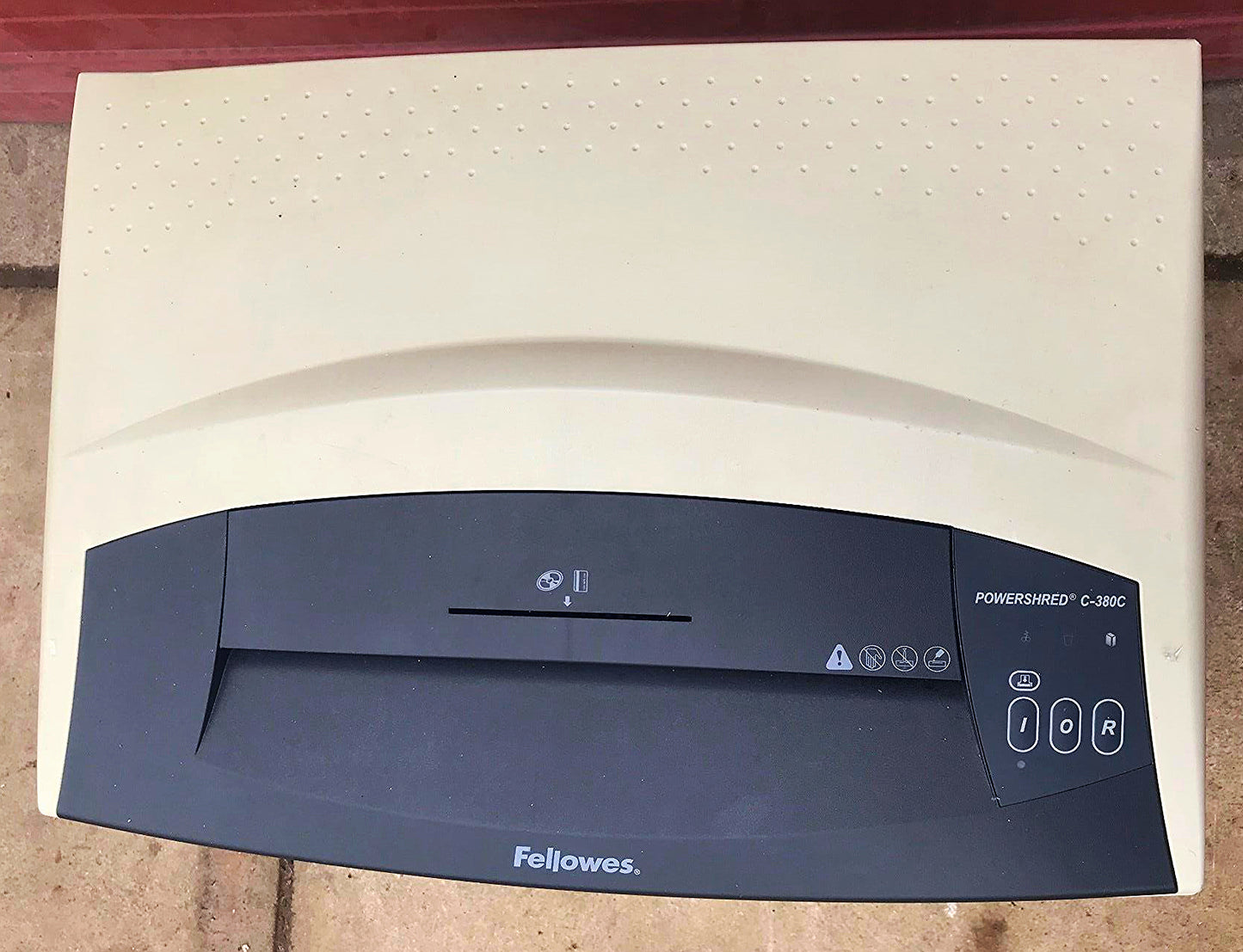 FELLOWES C-380C HIGH SPEED 2HP CROSSCUT INDUSTRIAL PAPER SHREDDER WATCH VIDEO