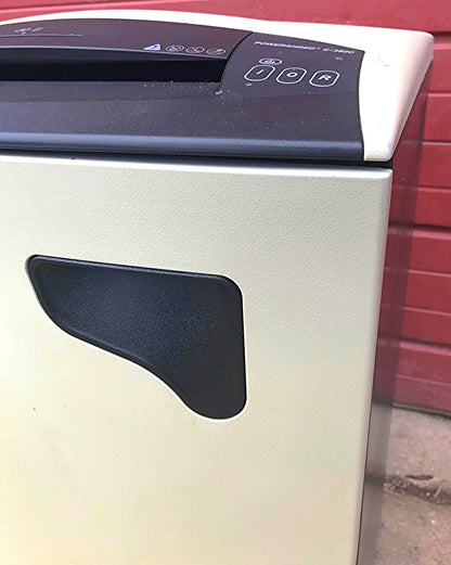 FELLOWES C-380C HIGH SPEED 2HP CROSSCUT INDUSTRIAL PAPER SHREDDER WATCH VIDEO