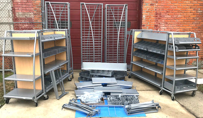 ARAMARK MERCHANDISER STORE DELI RETAIL RACK CART DISPLAY STAND SHOWCASE WatchVID