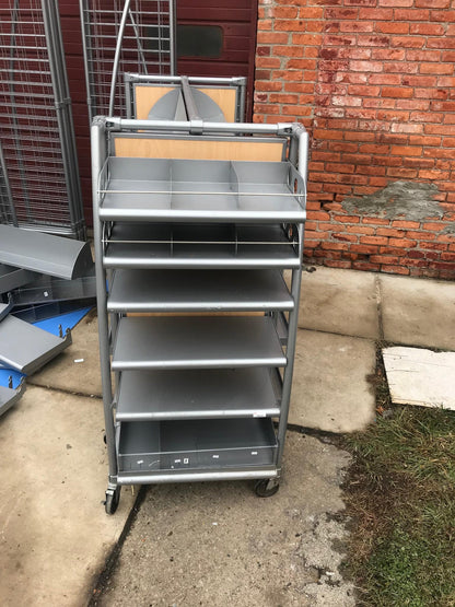 ARAMARK MERCHANDISER STORE DELI RETAIL RACK CART DISPLAY STAND SHOWCASE WatchVID