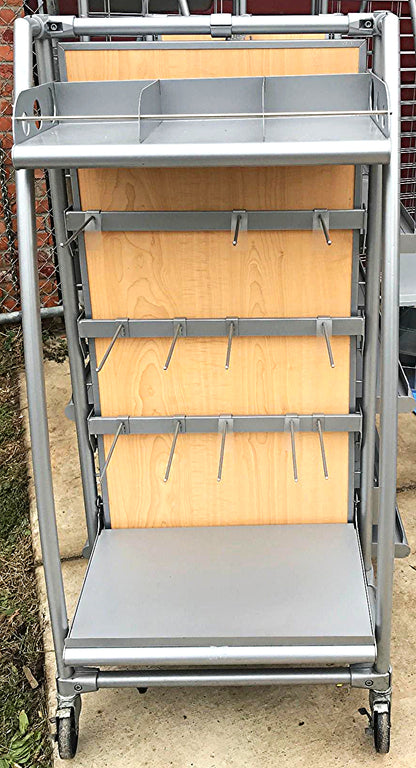 ARAMARK MERCHANDISER STORE DELI RETAIL RACK CART DISPLAY STAND SHOWCASE WatchVID