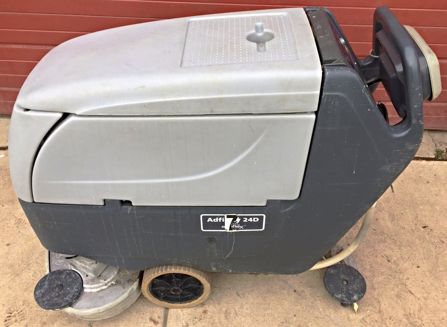 NILFISK ADVANCE ADFINITY 24D ECOFLEX WALK BEHIND FLOOR SCRUBER WATCHVIDEOFREESHI