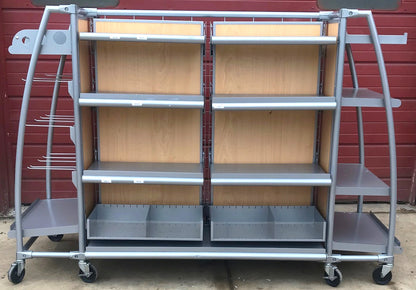 ARAMARK MERCHANDISER STORE DELI RETAIL RACK CART DISPLAY STAND SHOWCASE WatchVID