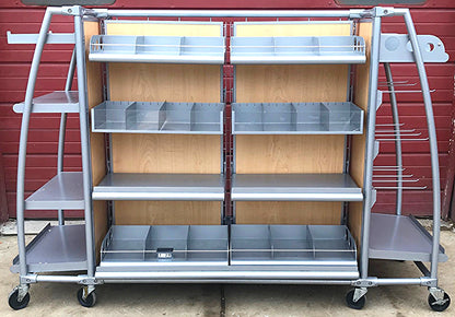 ARAMARK MERCHANDISER STORE DELI RETAIL RACK CART DISPLAY STAND SHOWCASE WatchVID