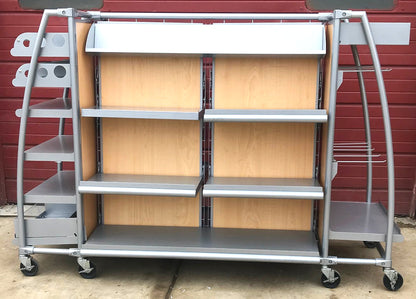 ARAMARK MERCHANDISER STORE DELI RETAIL RACK CART DISPLAY STAND SHOWCASE WatchVID