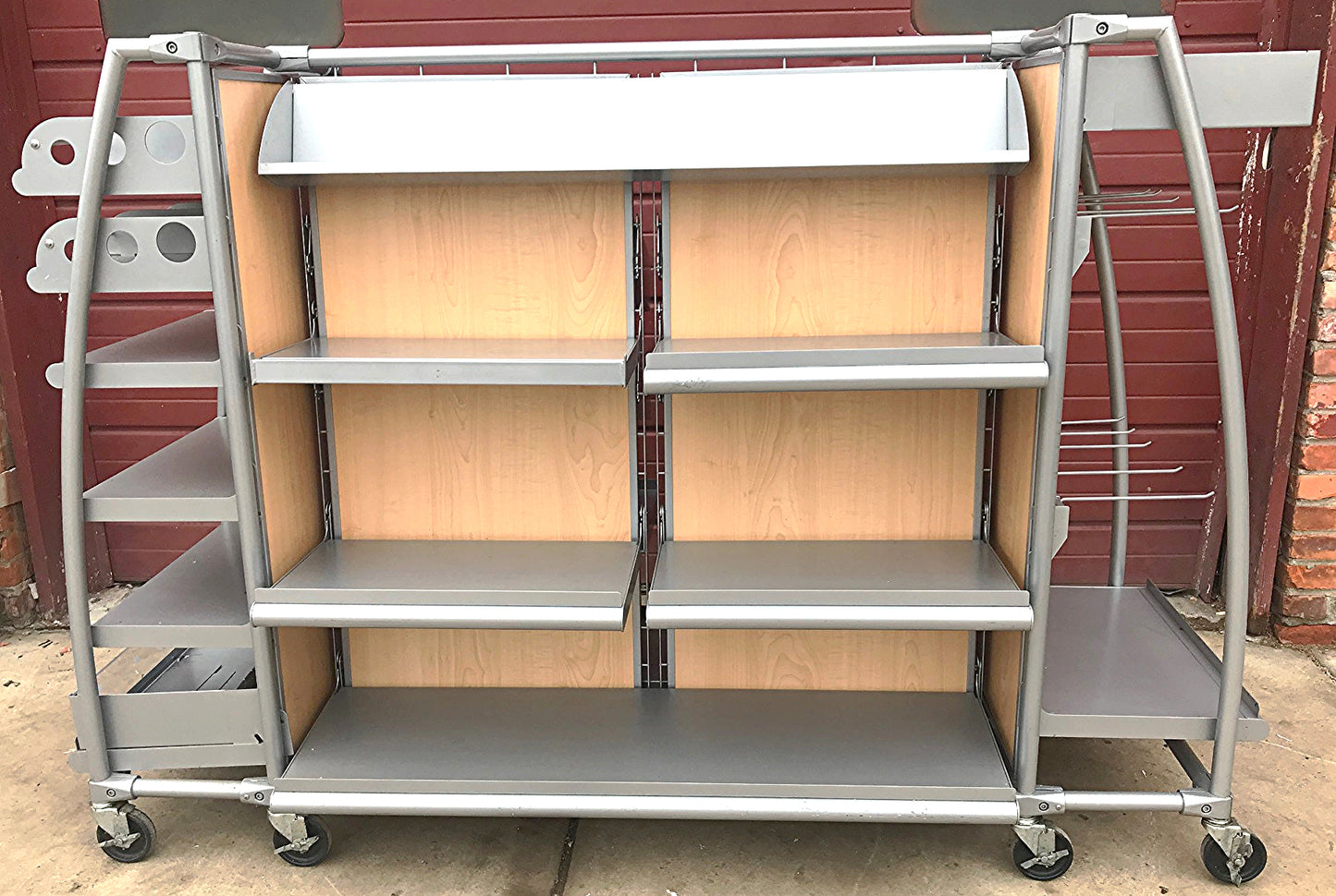 ARAMARK MERCHANDISER STORE DELI RETAIL RACK CART DISPLAY STAND SHOWCASE WatchVID