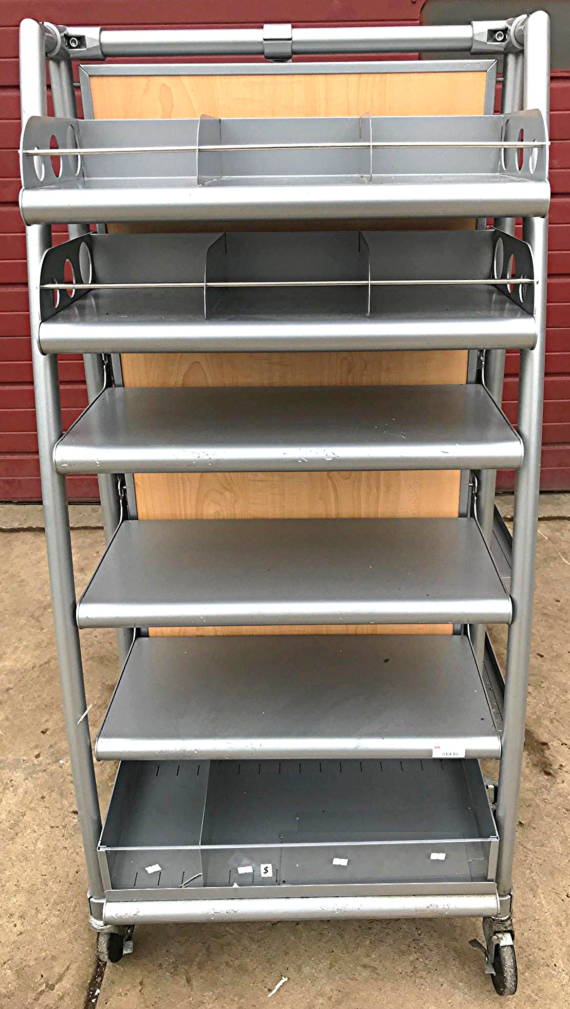 ARAMARK MERCHANDISER STORE DELI RETAIL RACK CART DISPLAY STAND SHOWCASE WatchVID