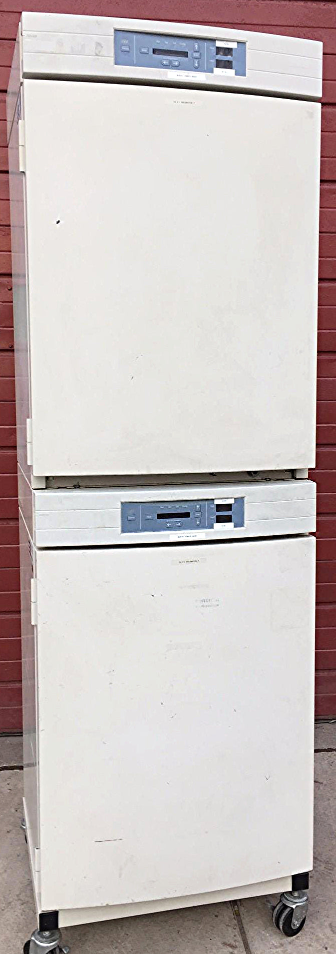 FORMA SCIENTIFIC 3110 CO2 DOUBLE INCUBATOR with WHEEL CART WATCH VIDEO FREE SHIP