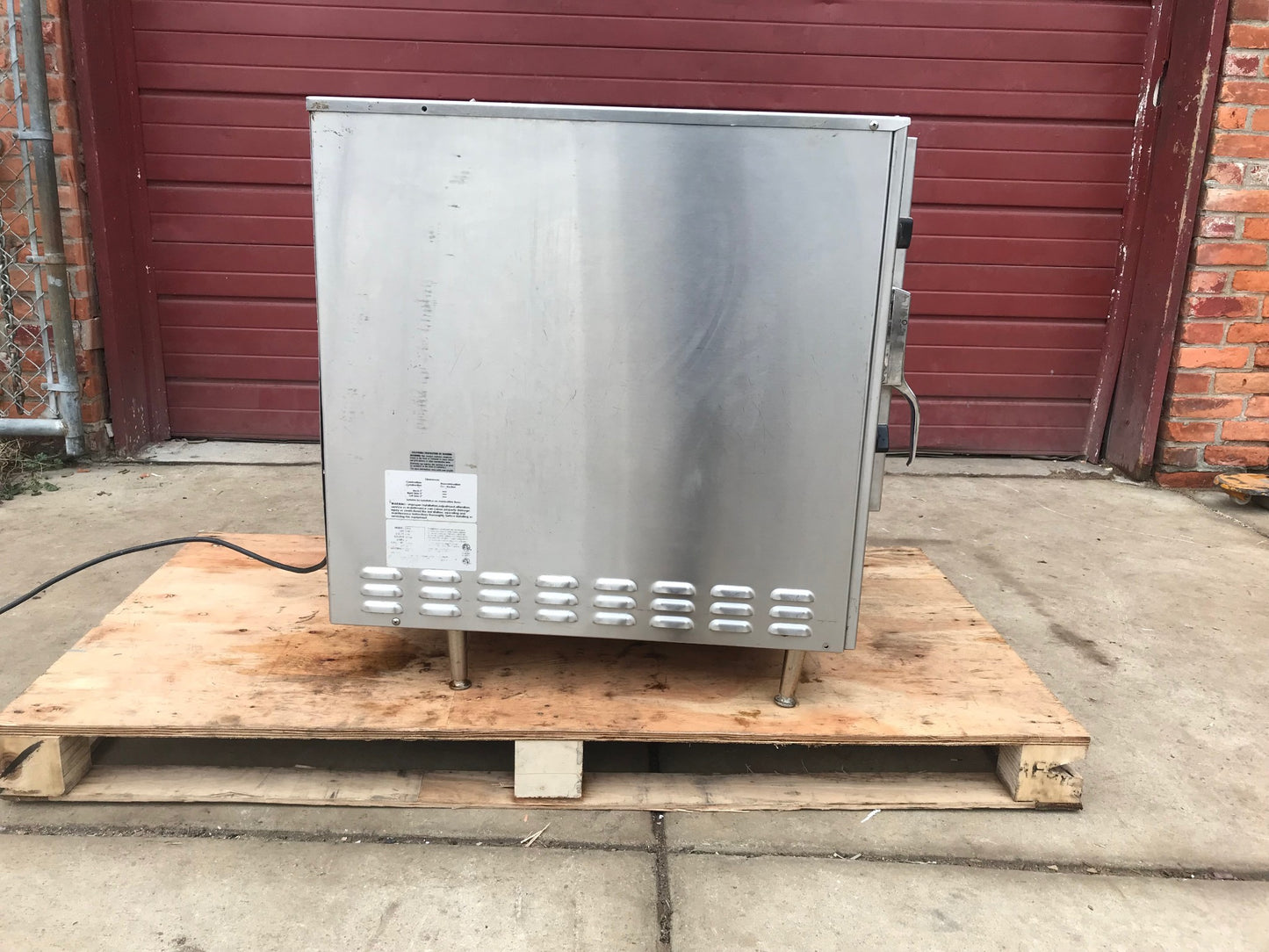 ACS STRAIGHT STEAM SG-6 NATURAL GAS CONVECTION BOILERLESS STEAMER FREE SHIPPING