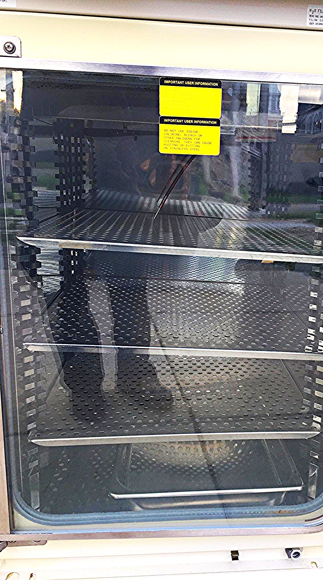 FORMA SCIENTIFIC 3110 CO2 DOUBLE INCUBATOR with WHEEL CART WATCH VIDEO FREE SHIP