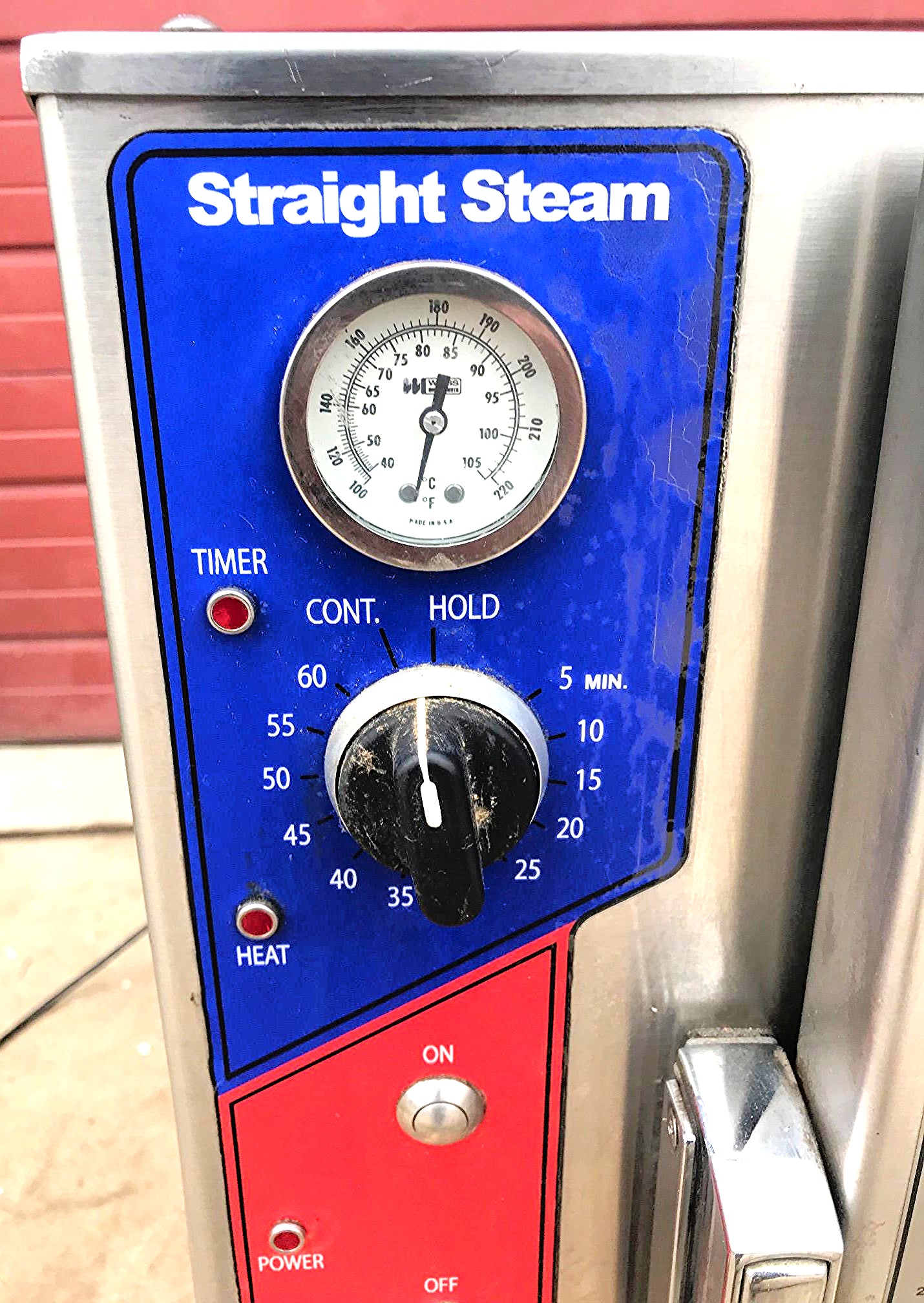 ACS STRAIGHT STEAM SG-6 NATURAL GAS CONVECTION BOILERLESS STEAMER FREE SHIPPING