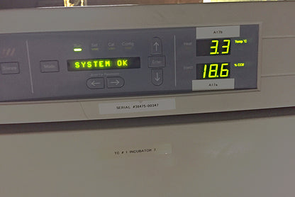 FORMA SCIENTIFIC 3110 CO2 DOUBLE INCUBATOR with WHEEL CART WATCH VIDEO FREE SHIP