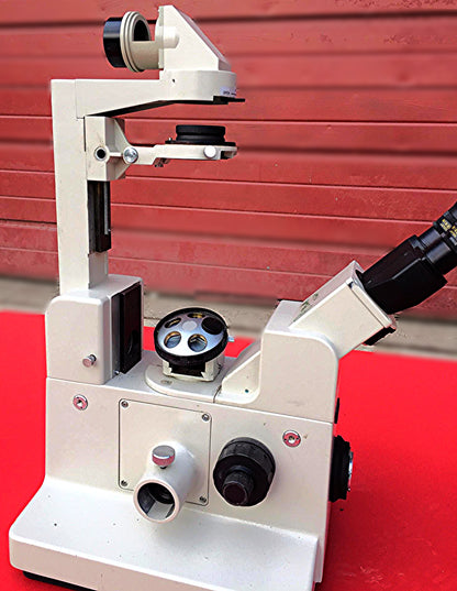 NIKON DIAPHOT MICROSCOPE BODY with 2 CFW10x EYEPIECES STAGE MOUNT FREE SHIPPING