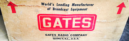 RARE GATES M-5100-A TURNTABLE TWO 16" GRAY RESEARCH 106-SP TONEARM TRANSCRIPTION
