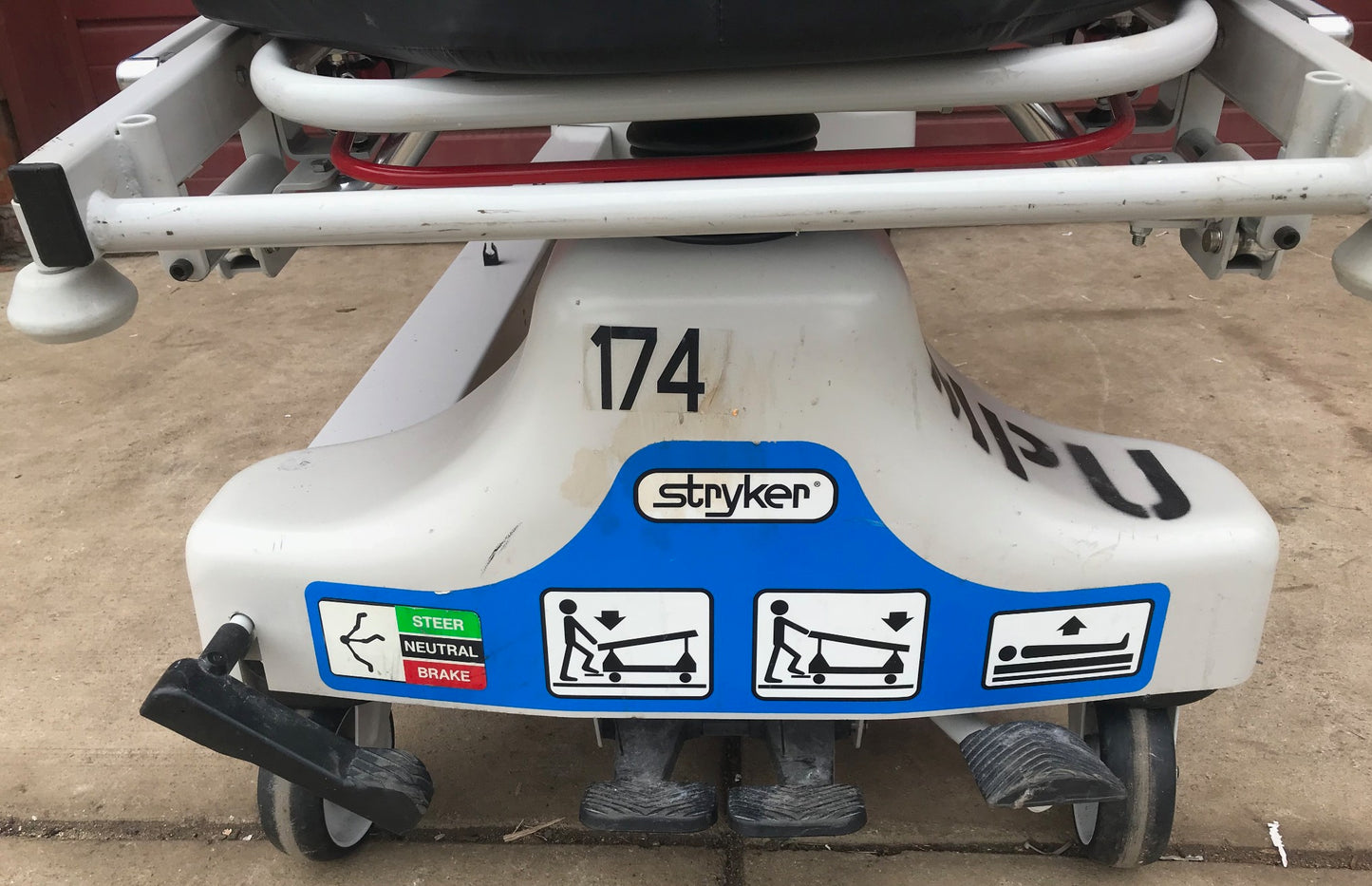 STRYKER 1080 C-ARM FLUOROSCOPY EMERGENCY GURNEY BED STRETCHER HOSPITAL FREE SHIP