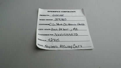 STANLEY INNERSPACE KEYLESS AIRWAY MEDICAL CART 7000 SERIES 44hx24wx24d FREESHIP