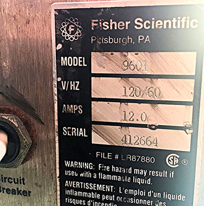 FISHER SCIENTIFIC 9601 Refrigerated Heated ISOTEMP 28 Liter Circulator FREE SHIP