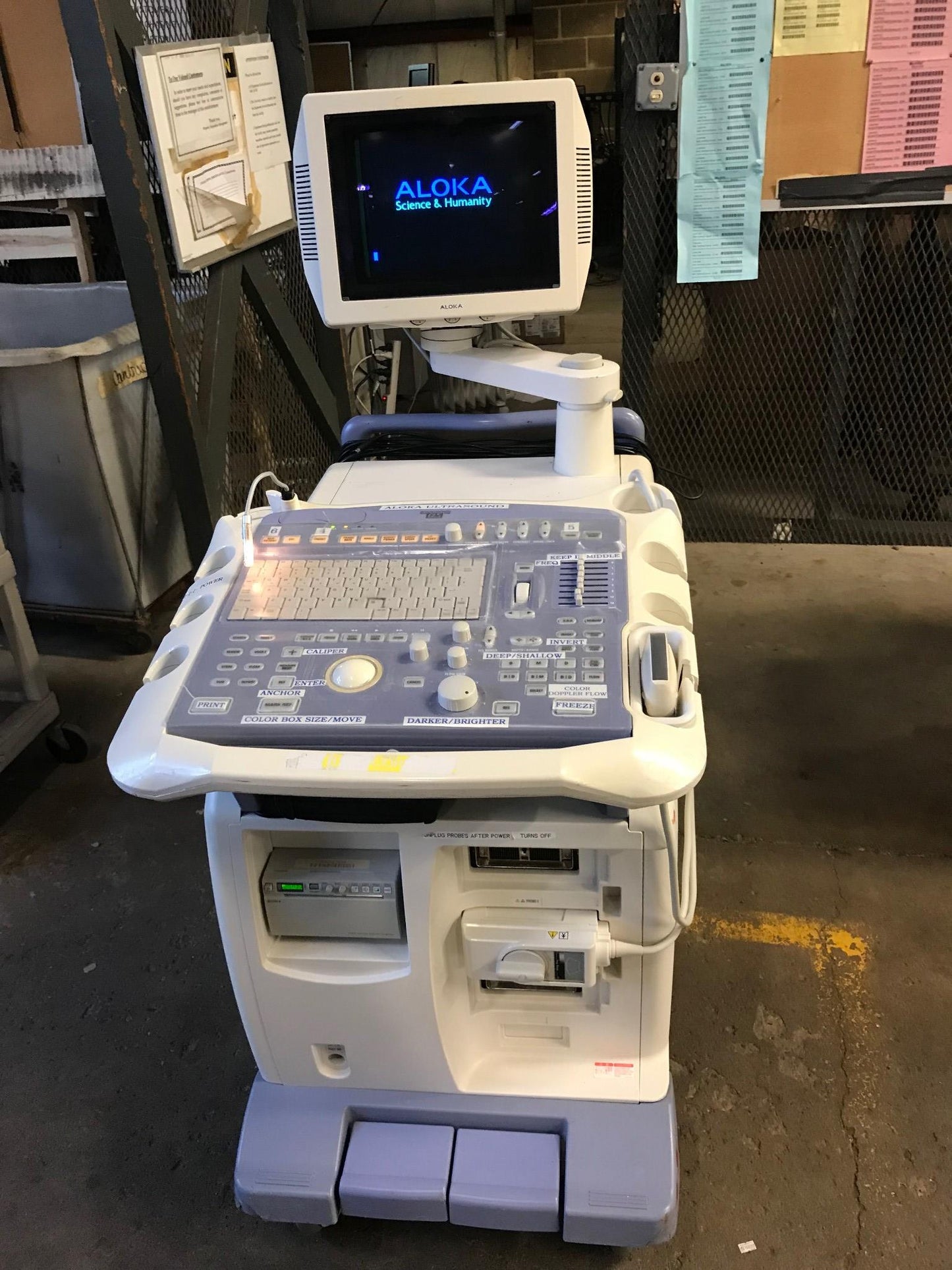 ALOKA PROSOUND SSD ALPHA 5 OB / GYN ULTRASOUND w/ UST-9126 TRANSDUCER FREE SHIP