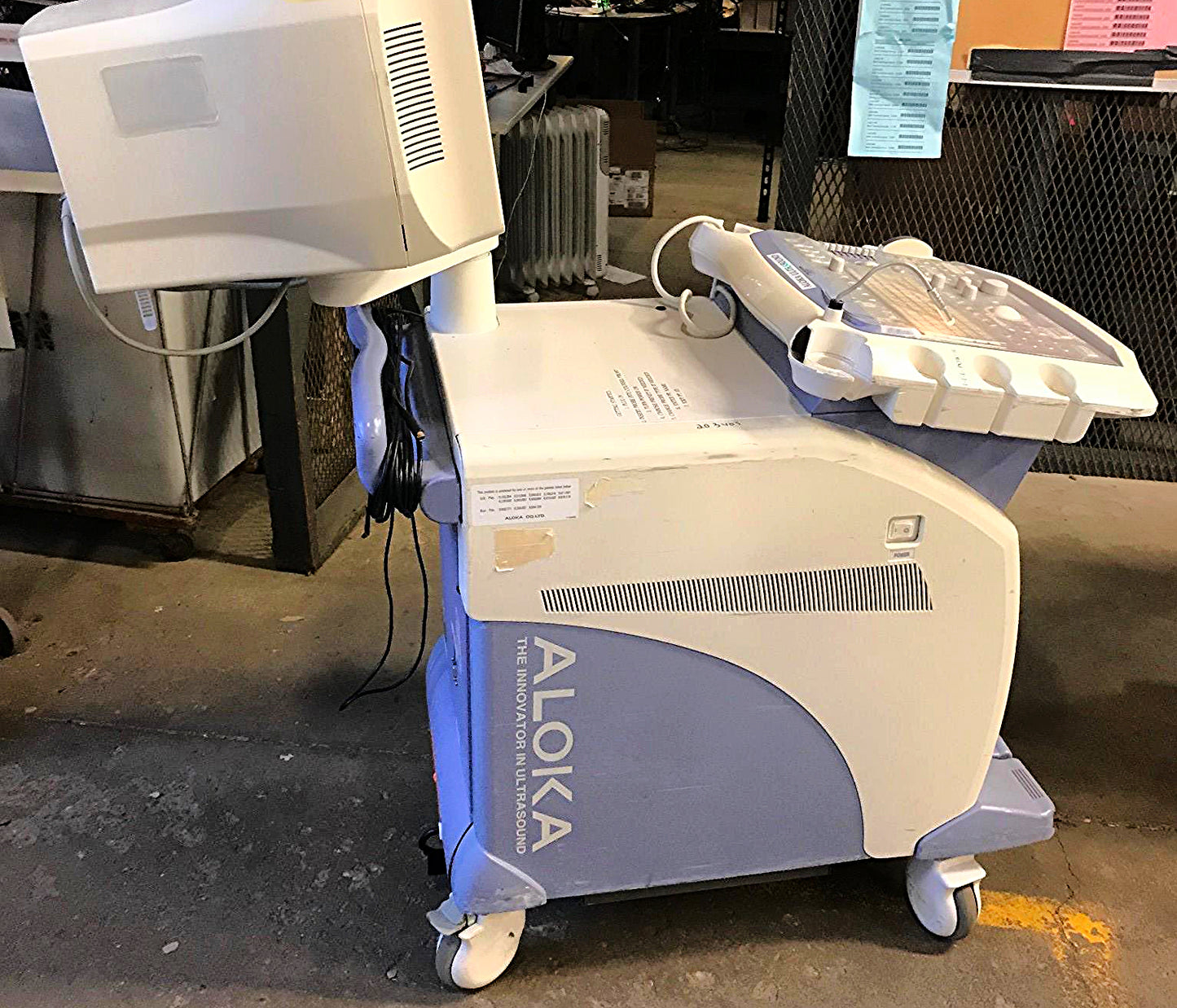 ALOKA PROSOUND SSD ALPHA 5 OB / GYN ULTRASOUND w/ UST-9126 TRANSDUCER FREE SHIP