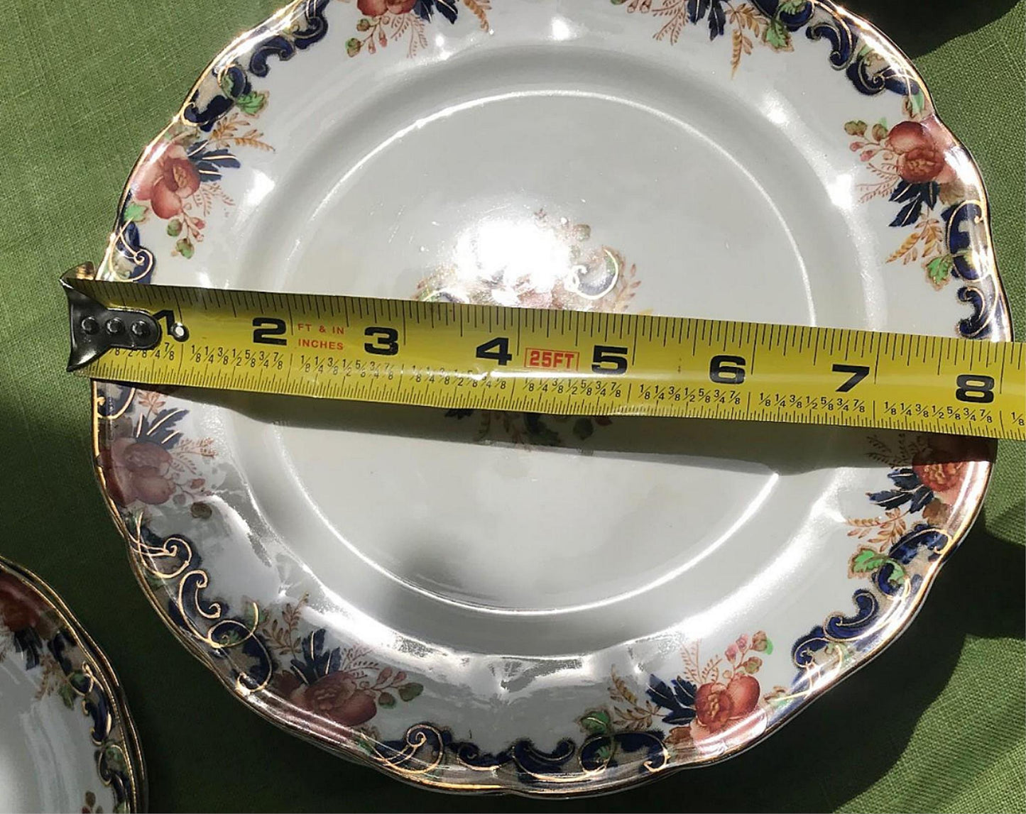 MAJESTIC MADDOCK & SONS 91 PIECE MULTICOLORED GOLDTRIM ENGLISH CHINA SET PERFECT